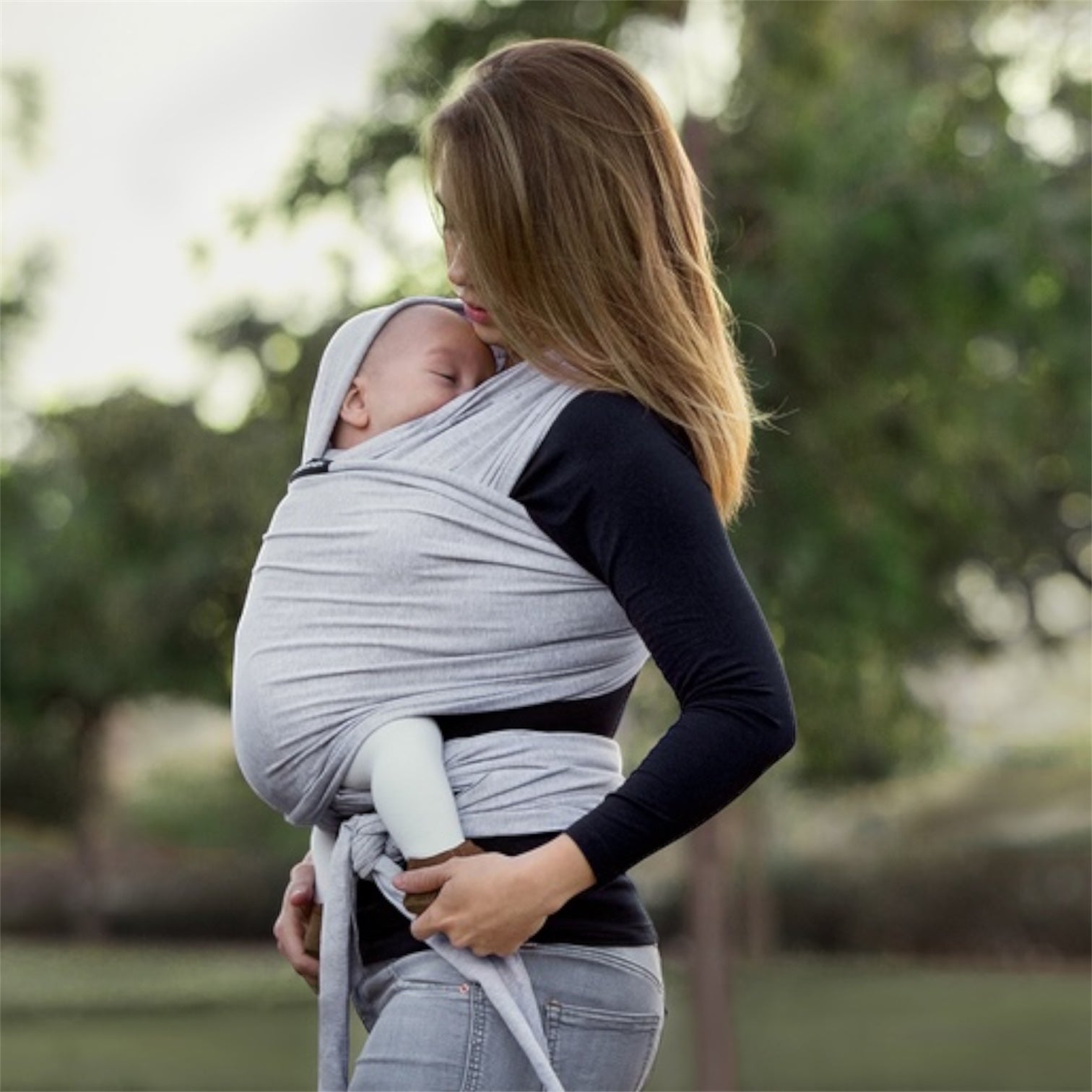 Suavinex Baby Wrap Marsupio Fascia Porta Bebè Papiro Bianco