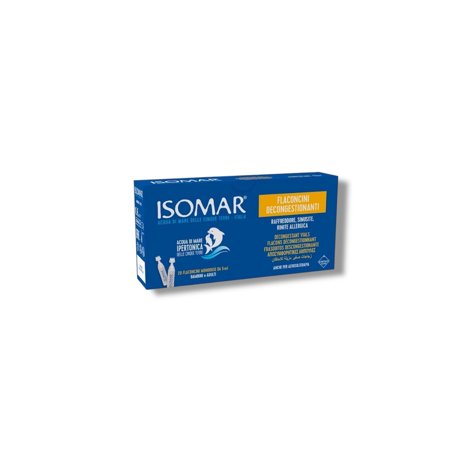 Isomar Soluzione Fisiologica Ipertonica Bambini e Adulti 5 ml