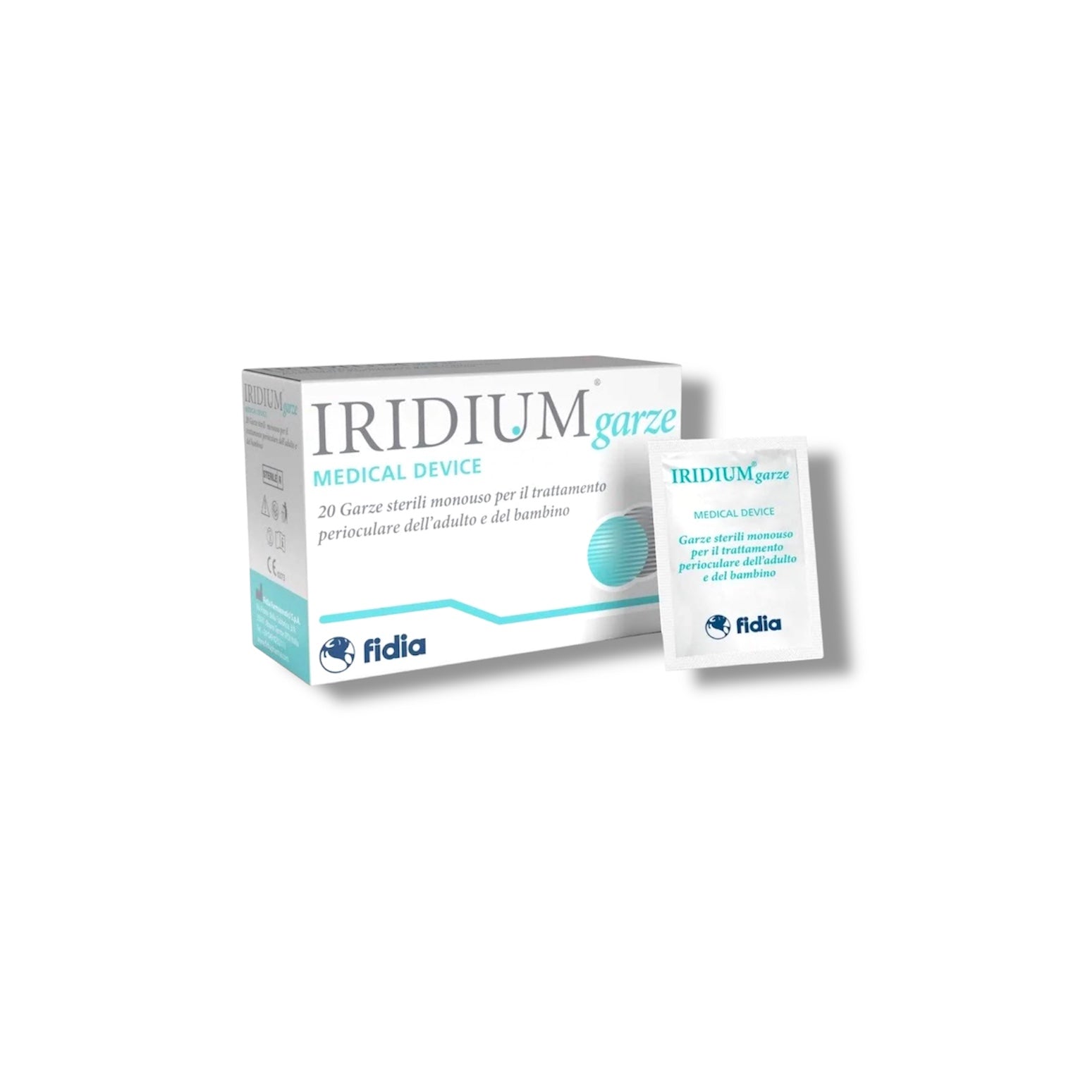 Iridium Garze Igiene Oculari 20 pezzi