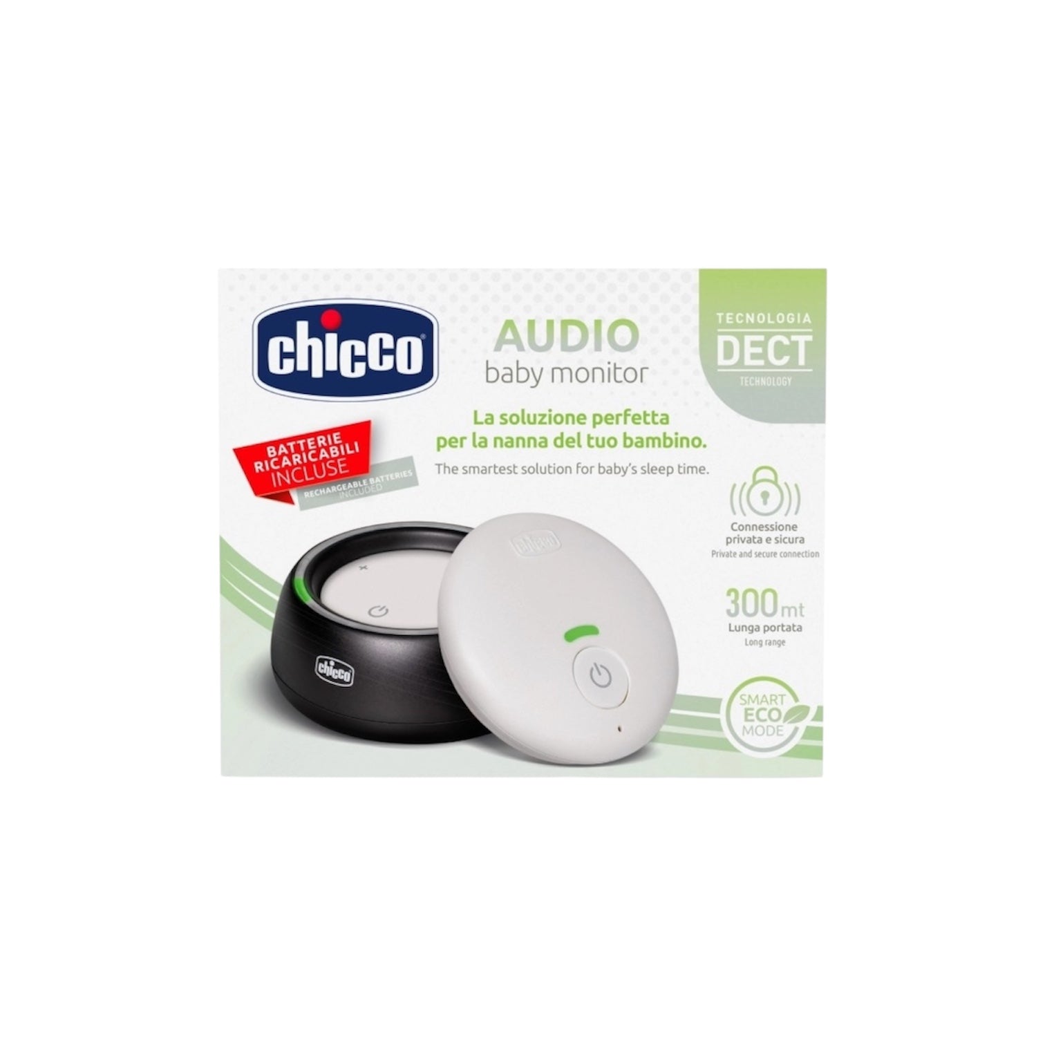 Chicco Audio Baby Monitor con tecnologia DECT