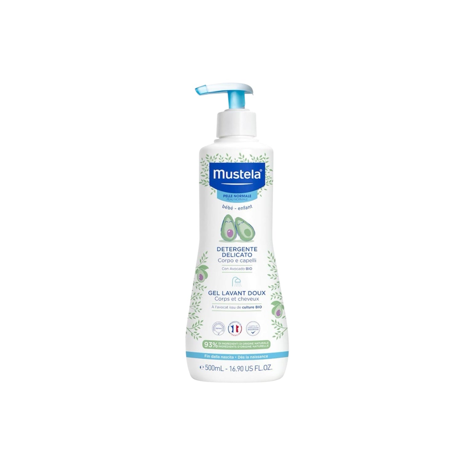 Mustela Detergente Delicato Corpo E Capelli 500 ml