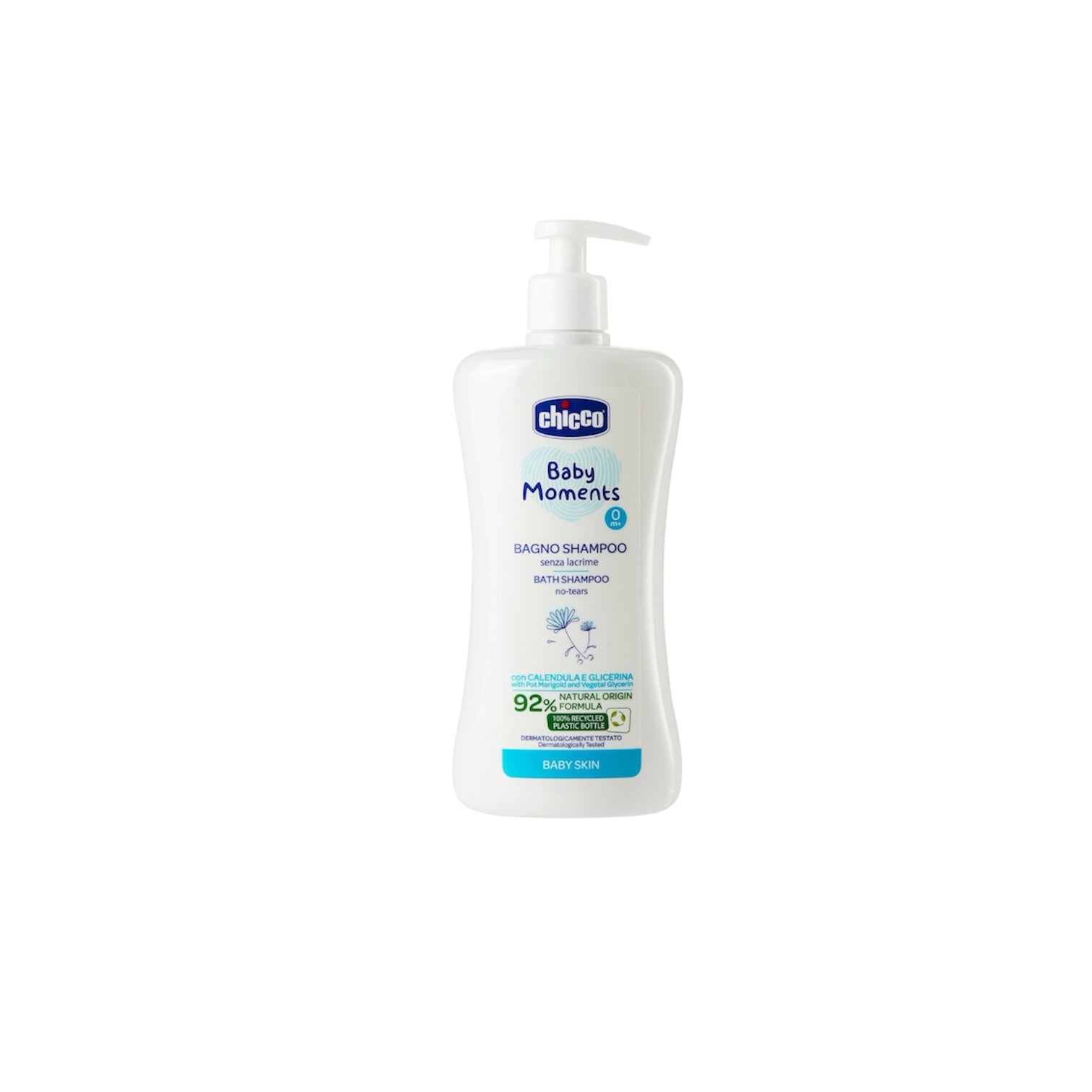 Chicco Bagnoshampoo Senza Lacrime Baby Moments 500 ml