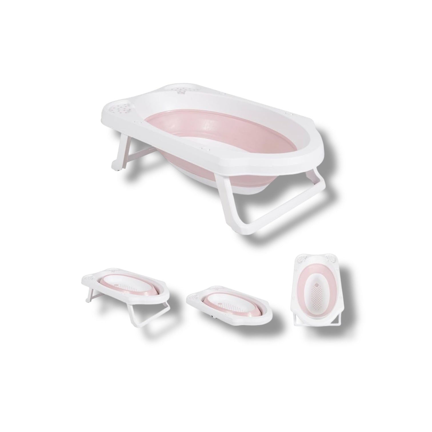 Moni Cangaroo Maui Vaschetta  Pieghevole da Bagno Rosa