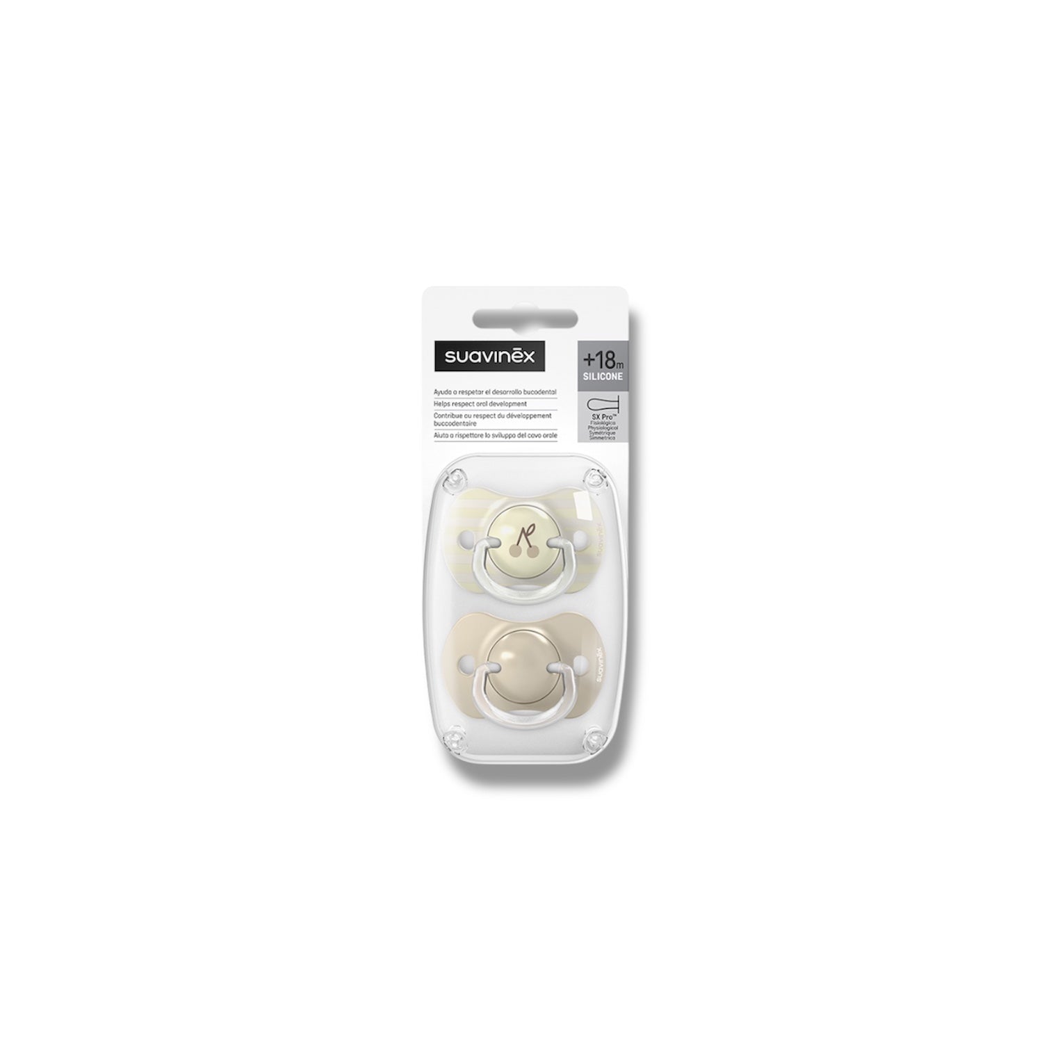 Suavinex Birdies Succhietto 18 mesi + Neutro 2 pz