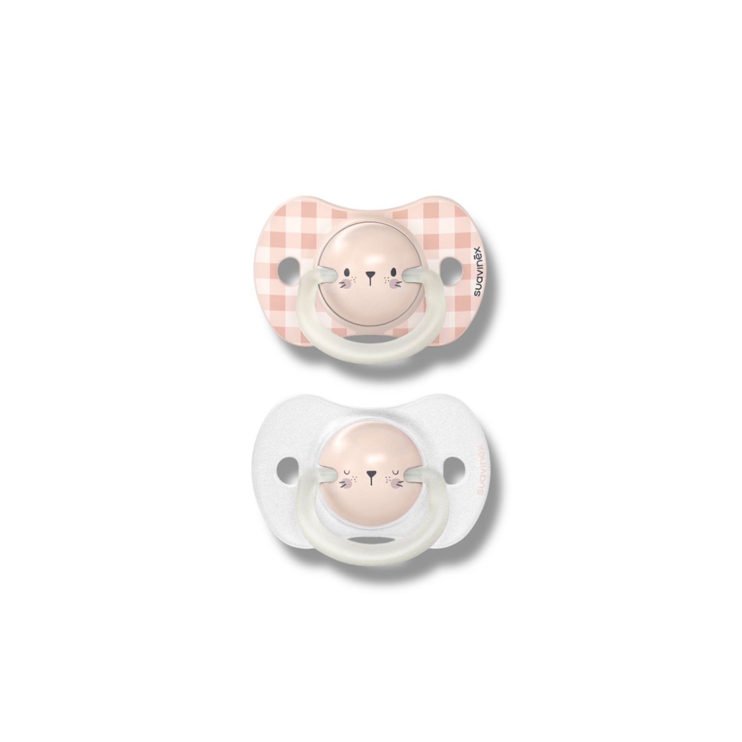 Suavinex Night & Day Succhietto 0-6 mesi Rosa 2 pz